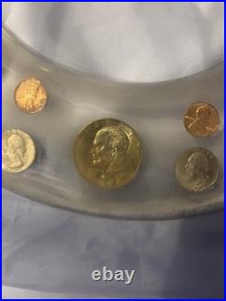 Vintage Toilet Seat Acrylic Lucite Silver Dollar Haves & More, 110 Coins Vintage Toilet Seat Acrylic Lucite Silver Dollar Haves & More, 110 Coins