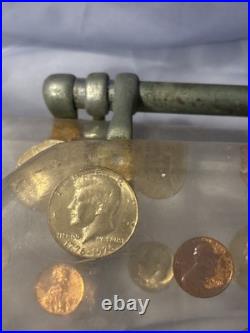 Vintage Toilet Seat Acrylic Lucite Silver Dollar Haves & More, 110 Coins Vintage Toilet Seat Acrylic Lucite Silver Dollar Haves & More, 110 Coins