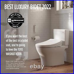 WASHLET K300 Electronic Bidet Toilet Seat, Cotton White WASHLET K300 Electronic Bidet Toilet Seat, Cotton White