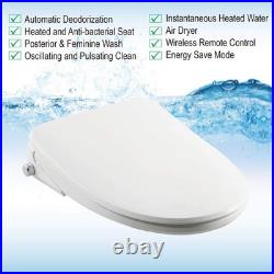 WOODBRIDGE BID-02 Smart Toilet Seat, White WOODBRIDGE BID-02 Smart Toilet Seat, White
