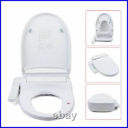 White Advanced Smart Electric Bidet Elongated Heated Toilet Seat with Warm Air usa