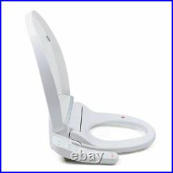 White Advanced Smart Electric Bidet Elongated Heated Toilet Seat with Warm Air usa
