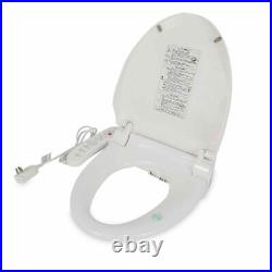 White Bidet Toilet Seat Electric Smart Automatic Deodorization Elongated Heated