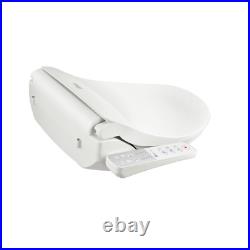 White Slim Series Electric Smart Bidet Seat Round Toilet Elongated With Side-Panel