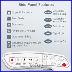 ZMA102 Bidet Toilet Seat, Elongated Smart Unlimited Warm Water, Vortex Wash ZMA102 Bidet Toilet Seat, Elongated Smart Unlimited Warm Water, Vortex Wash