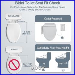 ZMA102 Bidet Toilet Seat, Elongated Smart Unlimited Warm Water, Vortex Wash ZMA102 Bidet Toilet Seat, Elongated Smart Unlimited Warm Water, Vortex Wash